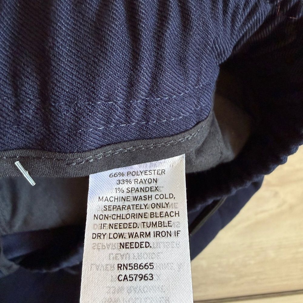Open Edit Drawstring Pants Navy Various Sizes NWT - Picture 7 of 7